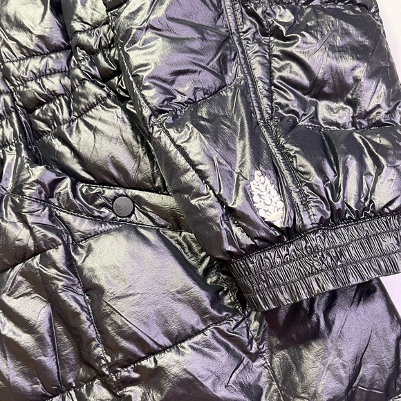 Free People Movement Black Patricia Packable Long Puffer Coat Jacket - L - EUC - Picture 5 of 15